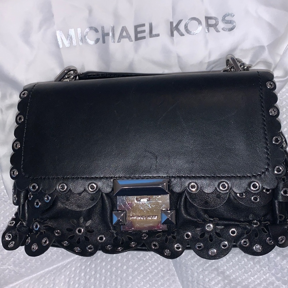 MK Sloan leather shoulder bag